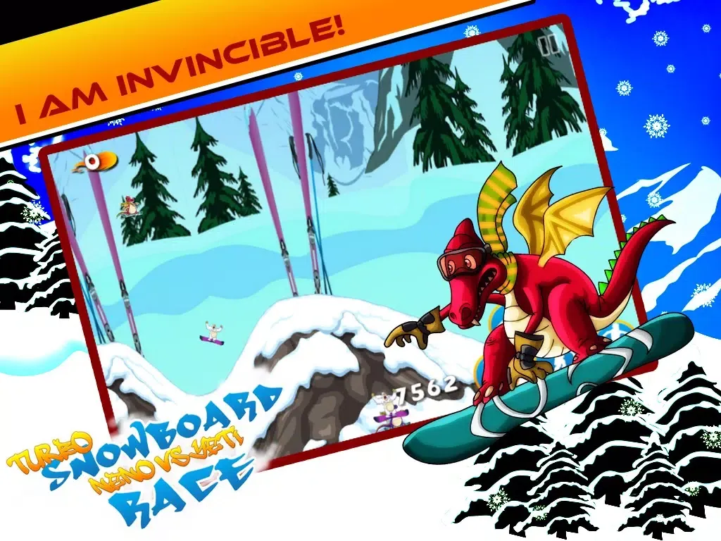 تصاویر A Dragon Turbo Snowboard Race, Neno vs Yeti iPad 