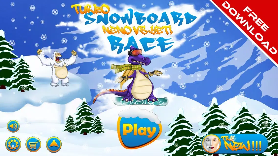 تصاویر A Dragon Turbo Snowboard Race, Neno vs Yeti
