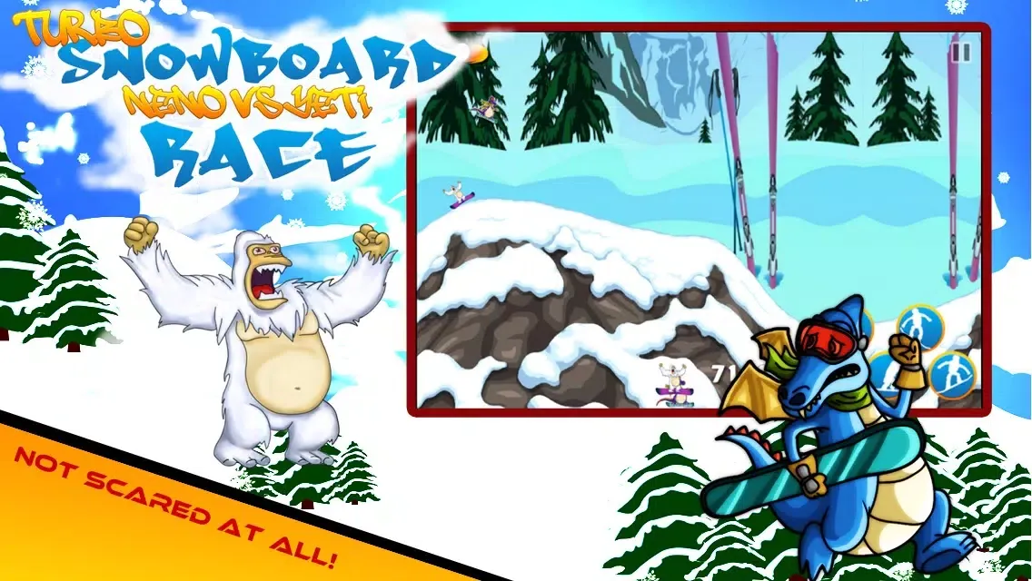 تصاویر A Dragon Turbo Snowboard Race, Neno vs Yeti