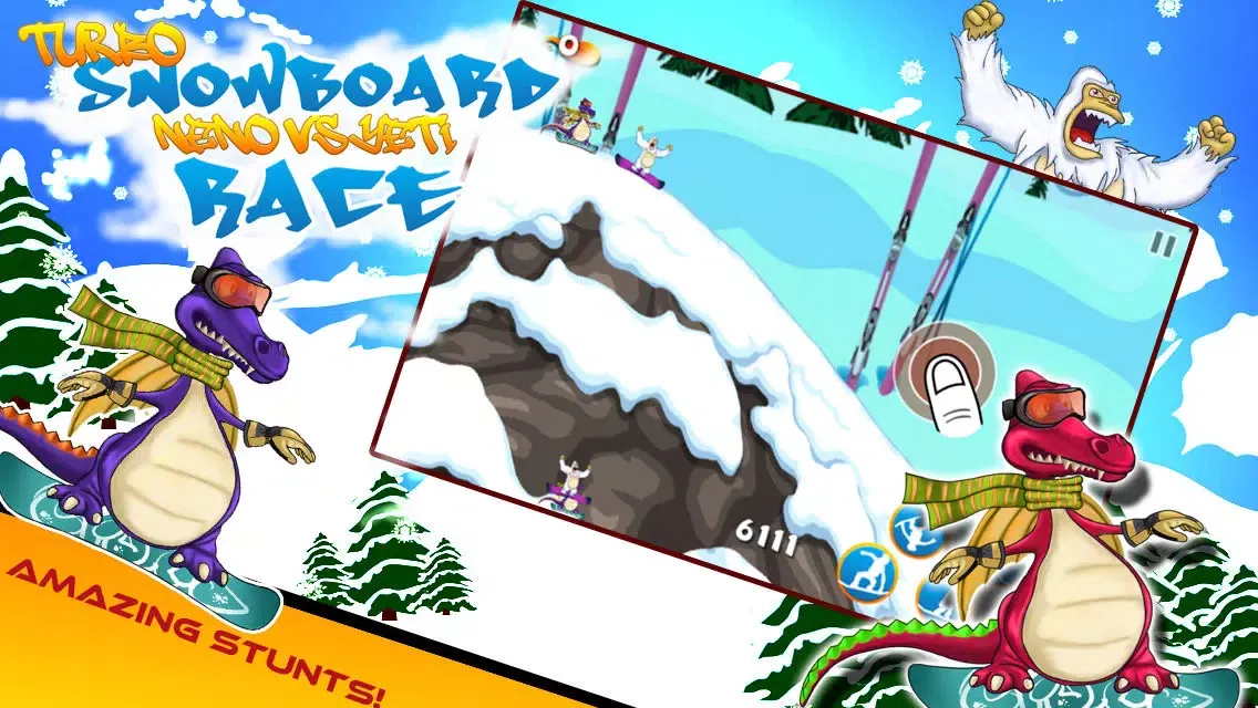 تصاویر A Dragon Turbo Snowboard Race, Neno vs Yeti
