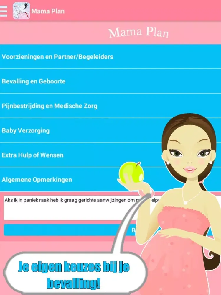 Скриншоты Mommy Plan: A Medical List of Wishes For Newborn Projects iPad 