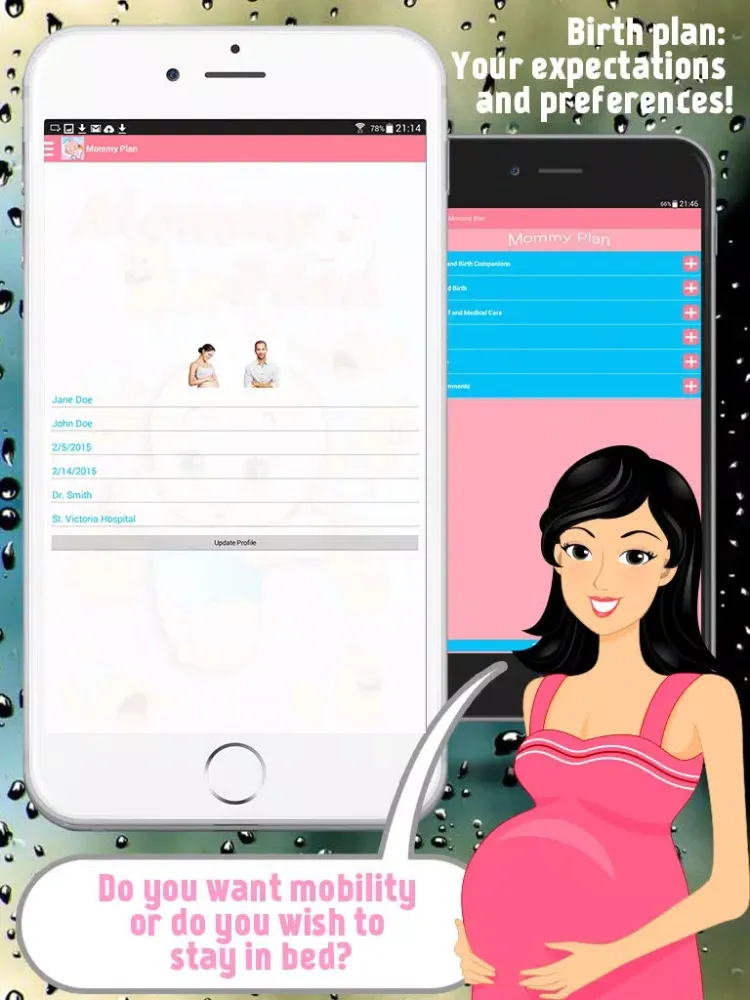 Скриншоты Mommy's Plan: A Medical List of Wishes For Newborn Projects iPad 