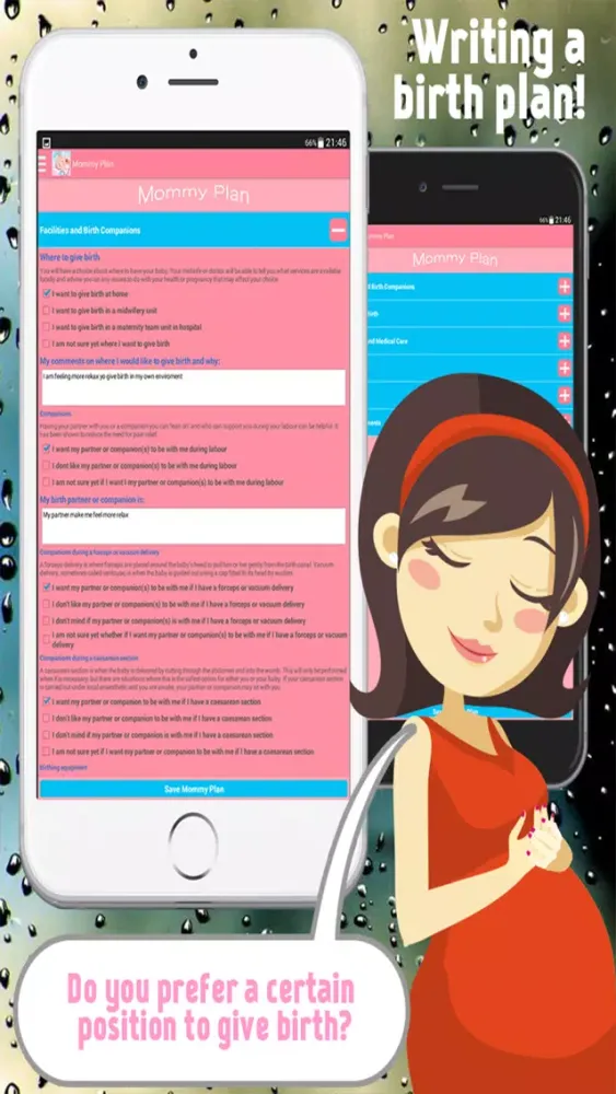 Скриншоты Mommy's Plan: A Medical List of Wishes For Newborn Projects