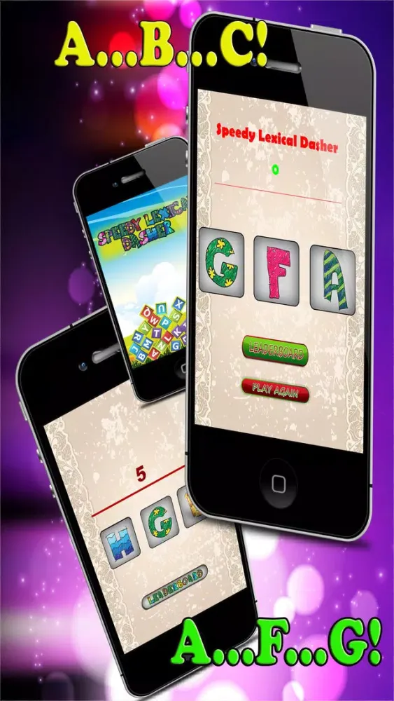 Speedy Lexical Dasher Free - A Letter Quiz Adventure Game for Kids Screenshots