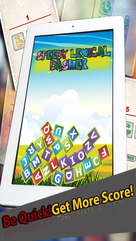 Speedy Lexical Dasher Free - A Letter Quiz Adventure Game for Kids Screenshots