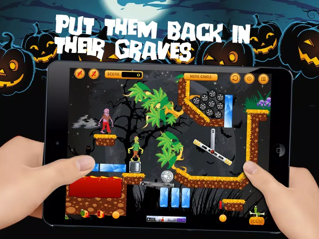 Zombie Slayer Rush - Dangerous Phisics Fun iPad 应用截图