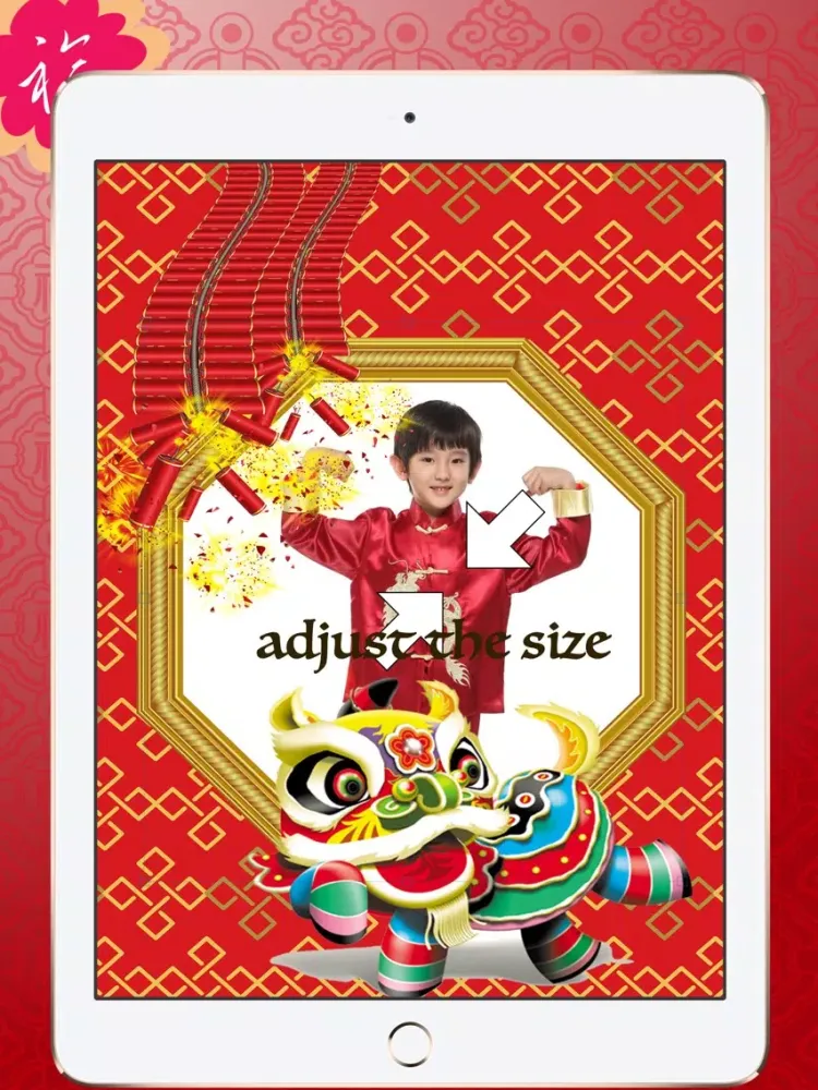 Capturas de pantalla de Chinese New Year: Lunar Spring Photo Frames iPad 
