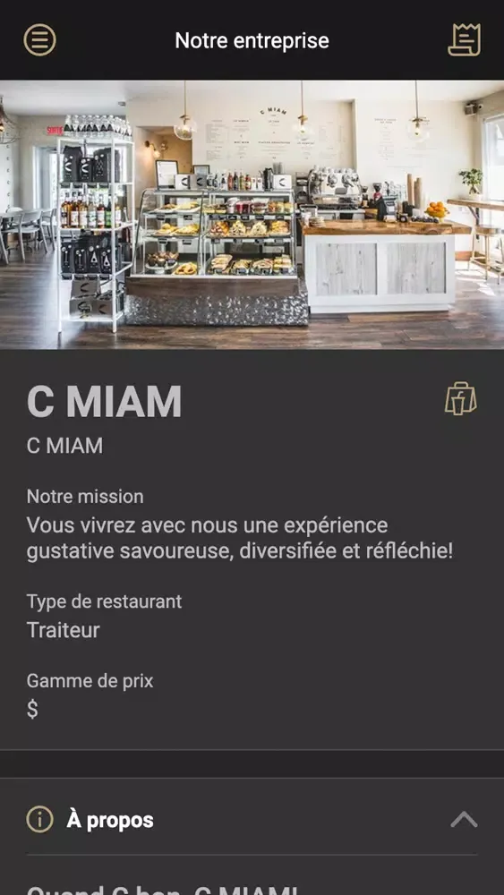 Ảnh chụp màn hình của C MIAM