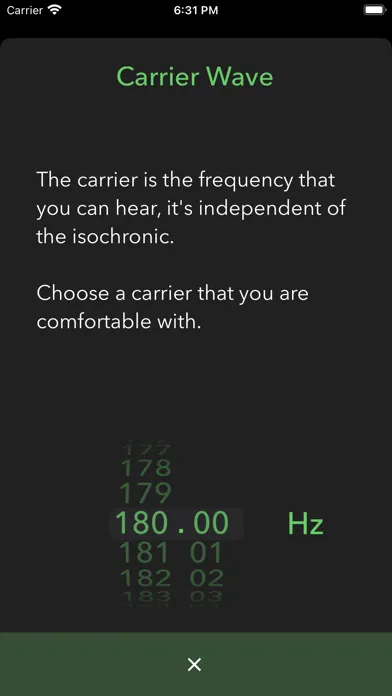 Capturas de pantalla de Isochronic