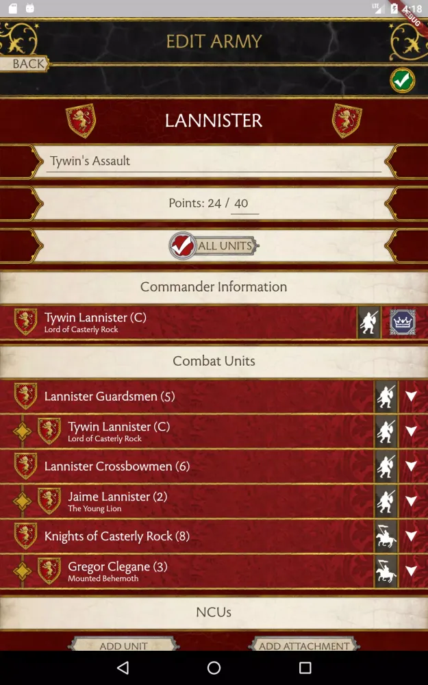 War Council Screenshots