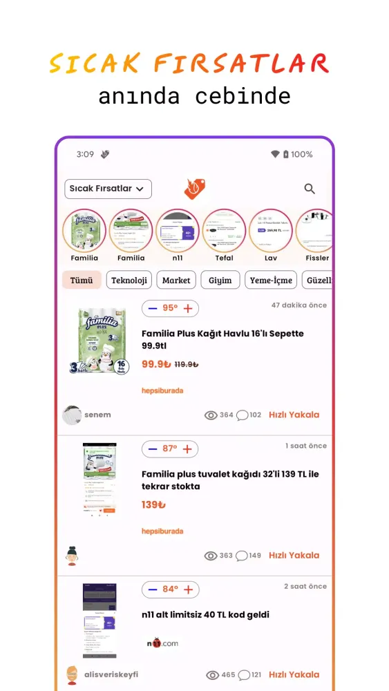 Sıcak Fırsatlar Screenshots