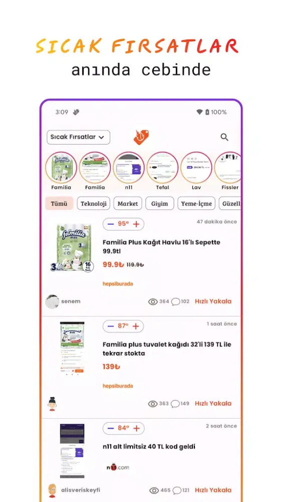 Sıcak Fırsatlar Screenshots
