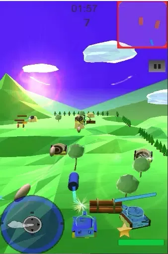3D Low poly - Fly Fly Tank Screenshots