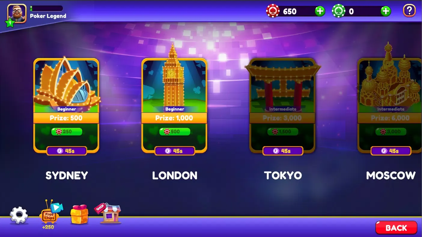 Ảnh chụp màn hình của Aces Master: Texas Hold’em