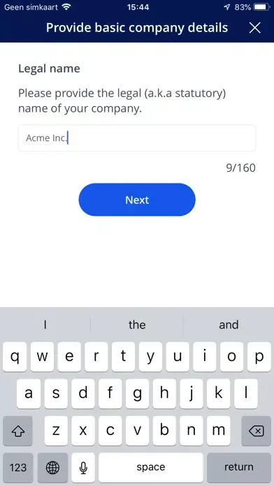 Zrzuty ekranu CM KYC