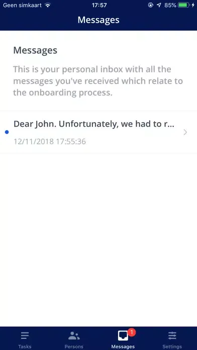 Zrzuty ekranu CM KYC