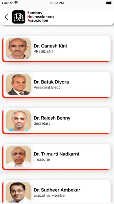 BNA Bombay Neurosciences Assn. Screenshots