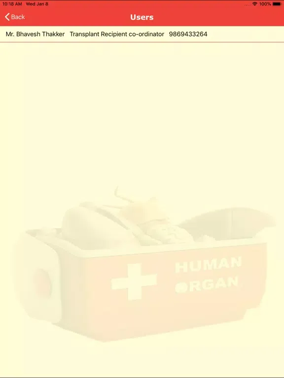 Tangkapan skrin Transplant Guru iPad 