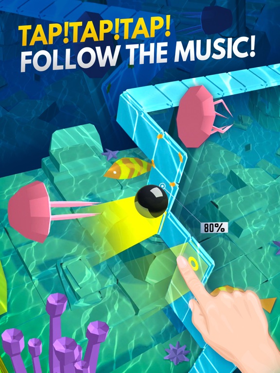 Zrzuty ekranu Dancing Ball World: Music Game iPad 