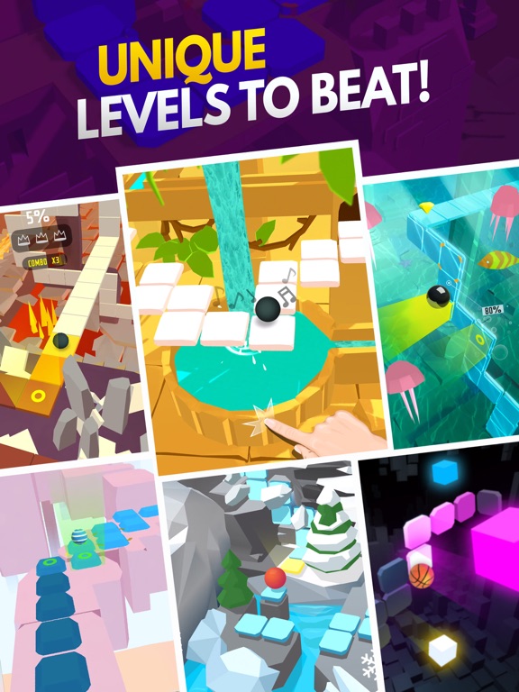 Zrzuty ekranu Dancing Ball World: Music Game iPad 