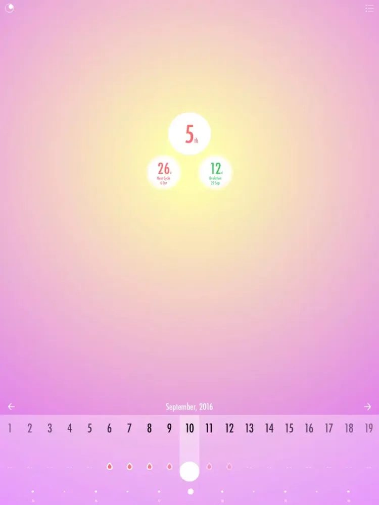 Lunaria - Track Your Period iPad  Screenshots