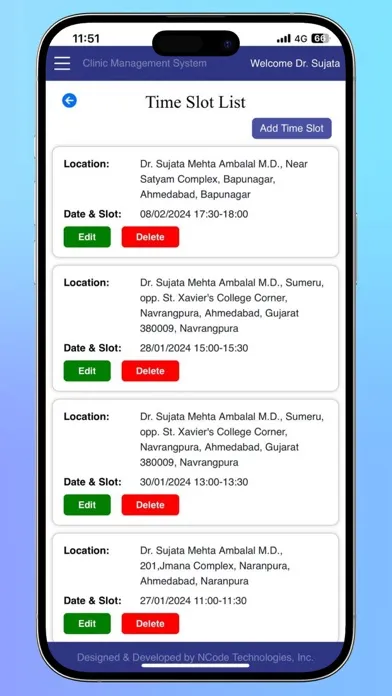 Screenshot di CMS Backend