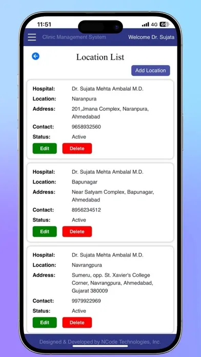 Screenshot di CMS Backend