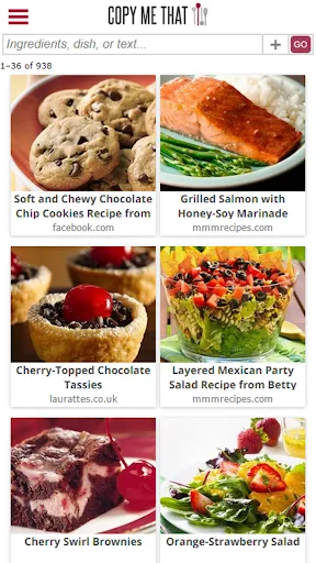 Capturas de pantalla de Copy Me That - recipe manager