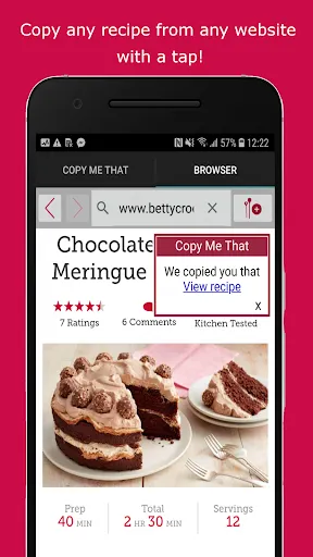 Capturas de pantalla de Copy Me That - recipe manager