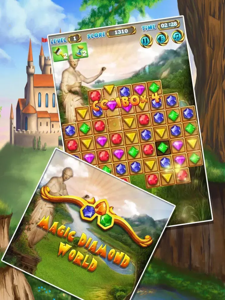 Capturas de tela do Magic Diamond World- Pocket Edition iPad 