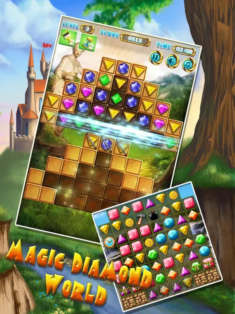 Capturas de tela do Magic Diamond World- Pocket Edition iPad 
