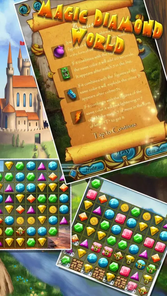Capturas de tela do Magic Diamond World- Pocket Edition