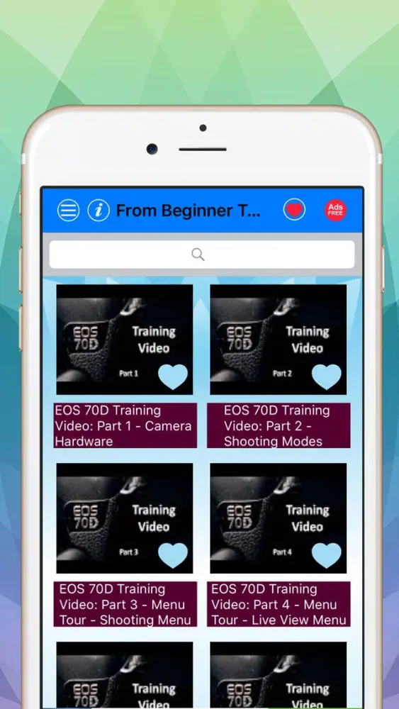 Captures d'écran de Videos Training & Tutorial For CorelDraw Pro