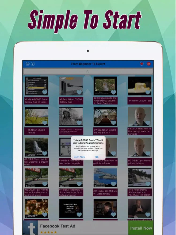 Pro Guide And Training For Nikon D5000 iPad  Screenshots