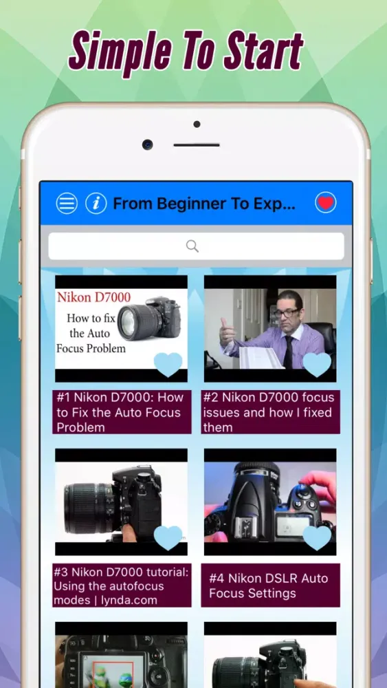 Скриншоты Guide And Training For Nikon D7000 Pro