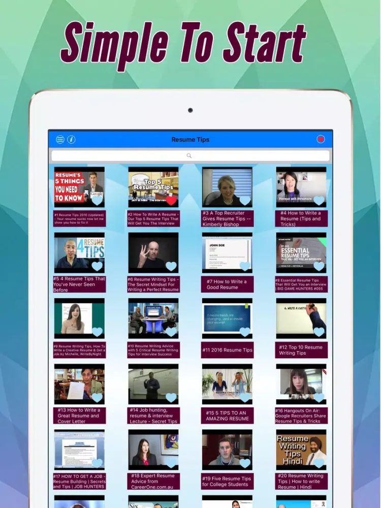 Job Hunting: Video Tips Making Recruiters Come To You iPad  スクリーンショット
