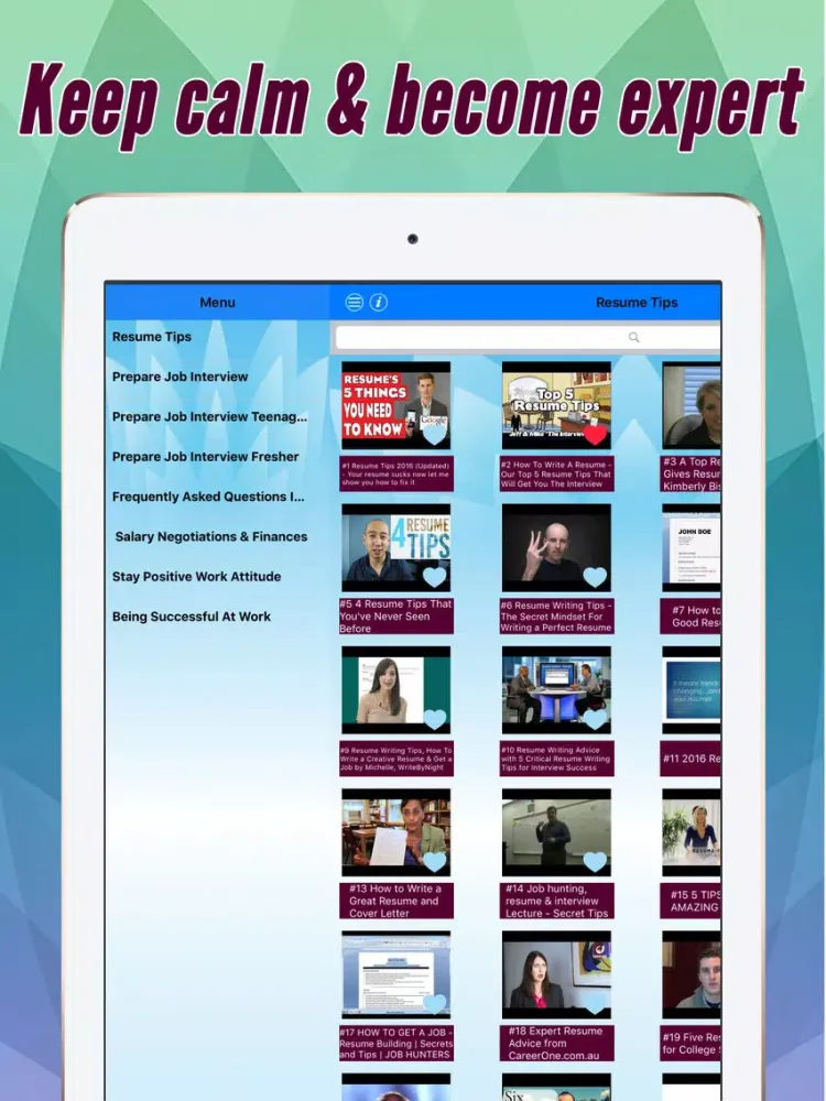 Job Hunting: Video Tips Making Recruiters Come To You iPad  スクリーンショット