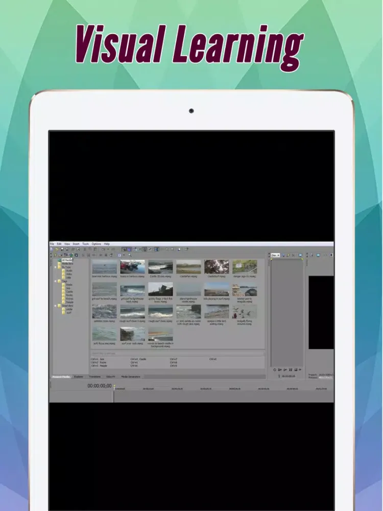 Videos Training & Tutorial For Sony Vegas Pro iPad  Screenshots