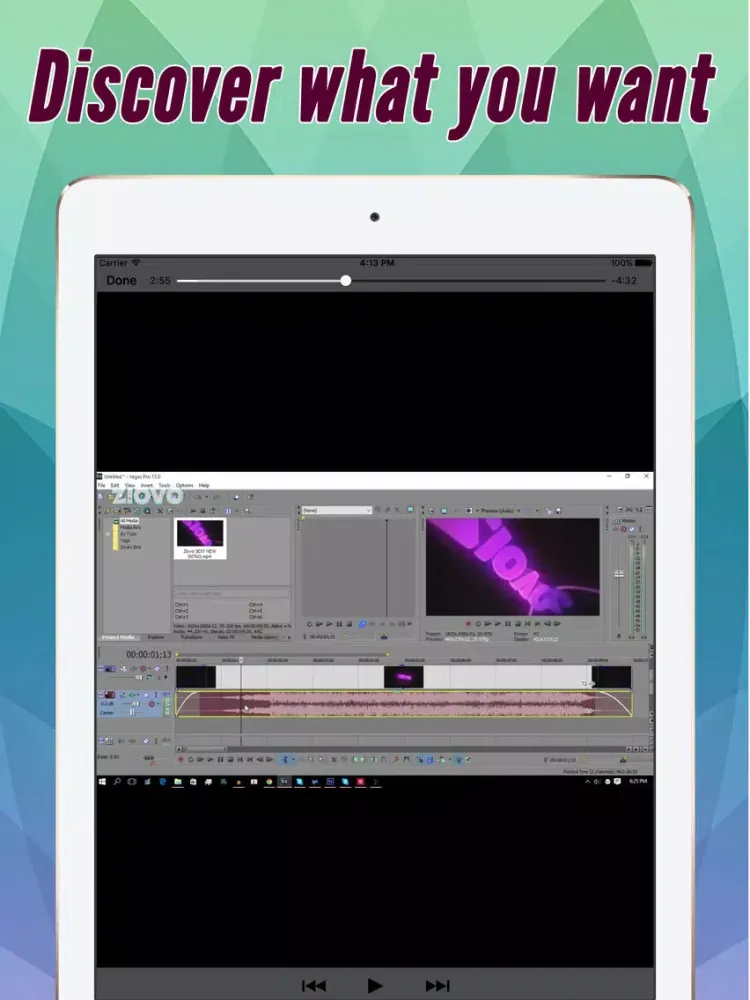 Videos Training & Tutorial For Sony Vegas Pro iPad  Screenshots