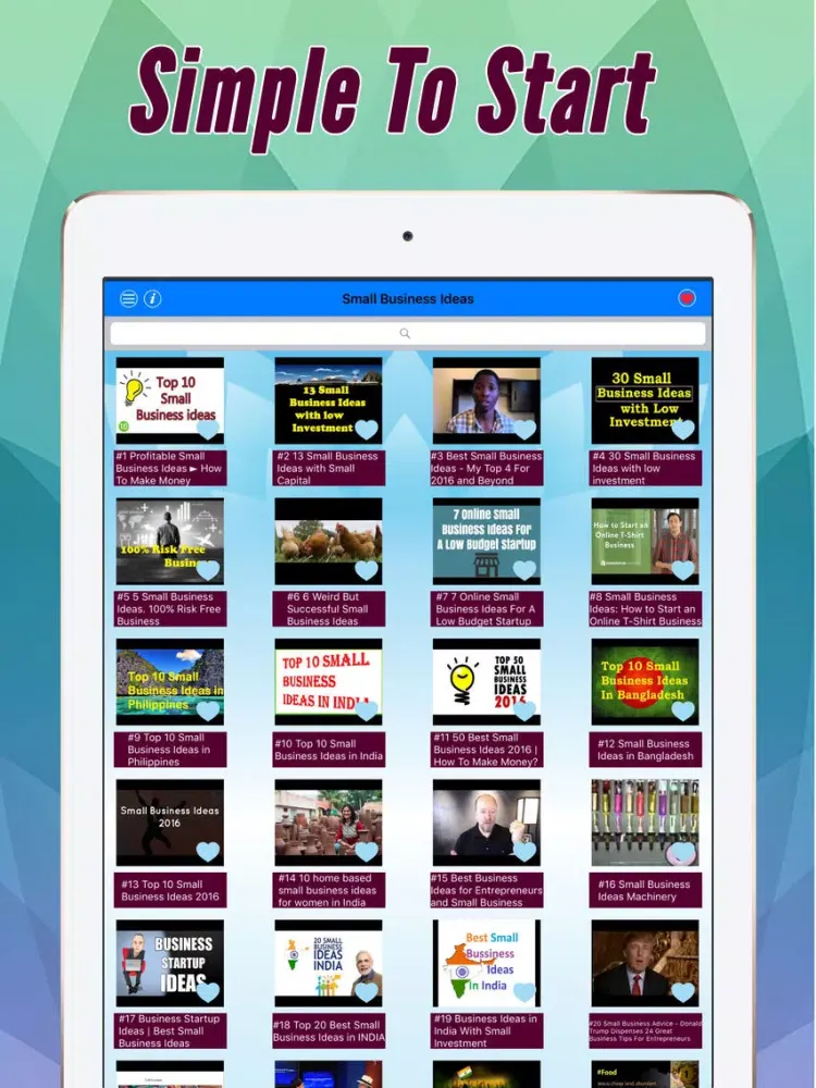 Small Business Successful-Video Guide How to make idea, start, and more? iPad  স্ক্রিনশট