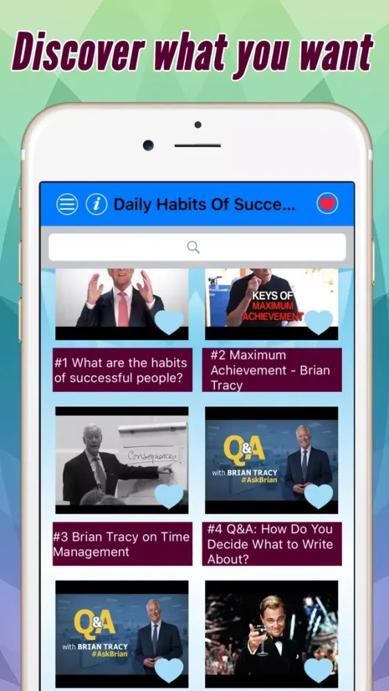 Tangkapan skrin Successful people: Biography, habit and more by videos