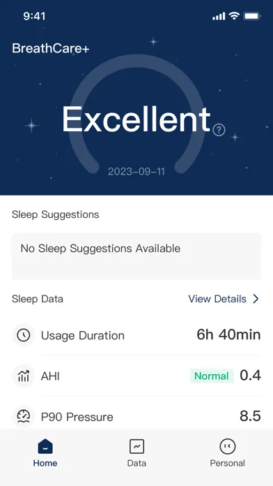 Screenshot di BreathCare+