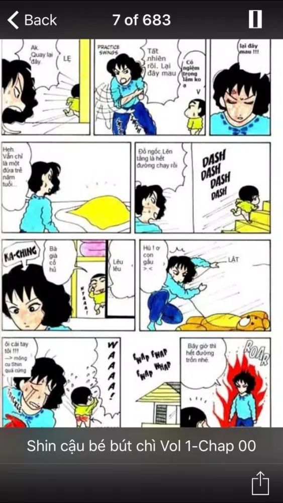 Capturas de tela do Shin Cậu Bé Bút Chì - Truyện Offline
