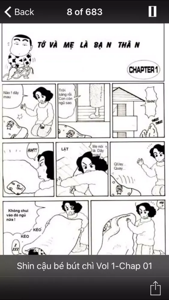 Capturas de tela do Shin Cậu Bé Bút Chì - Truyện Offline