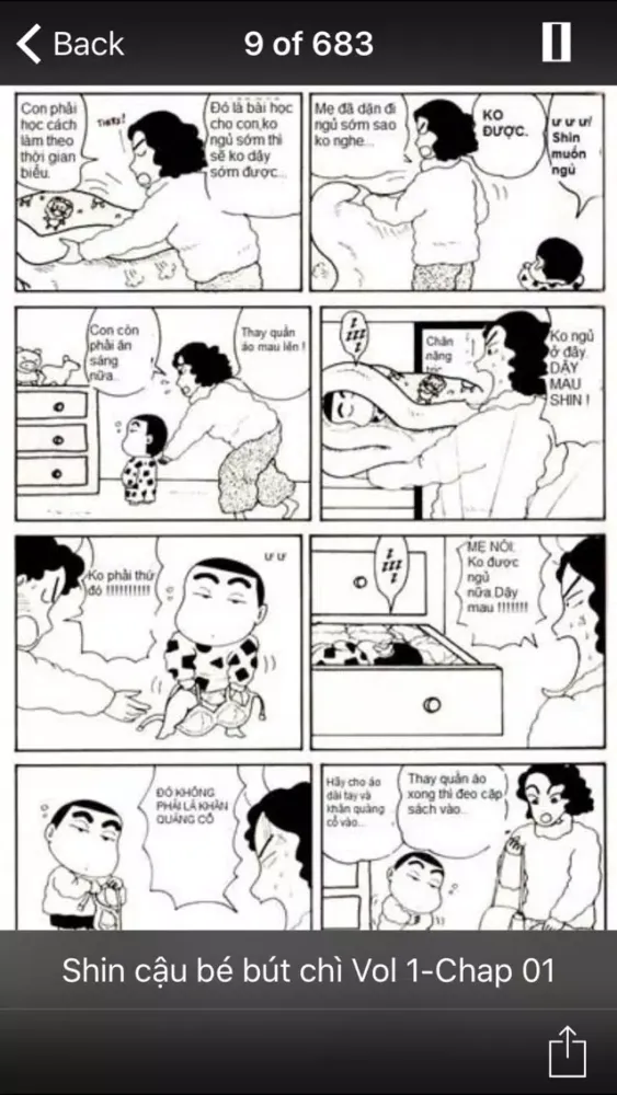 Capturas de tela do Shin Cậu Bé Bút Chì - Truyện Offline