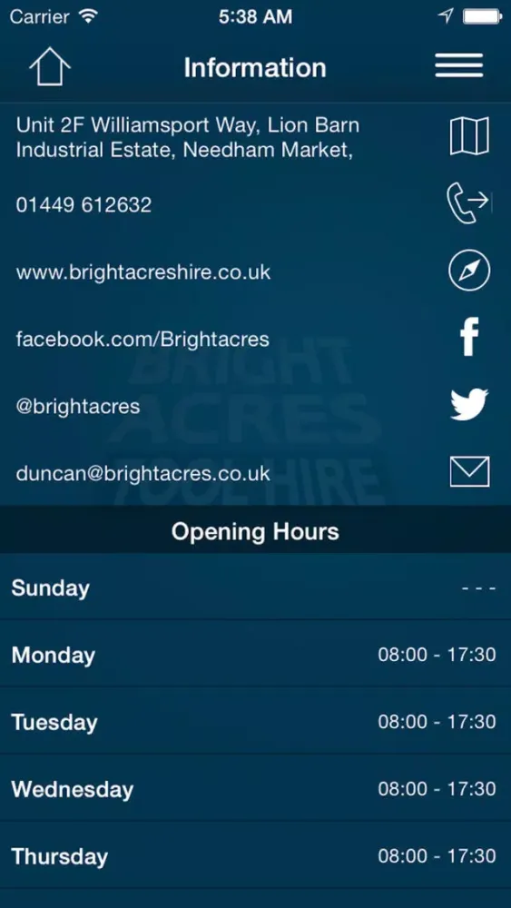 Bright Acres Tool Hire スクリーンショット