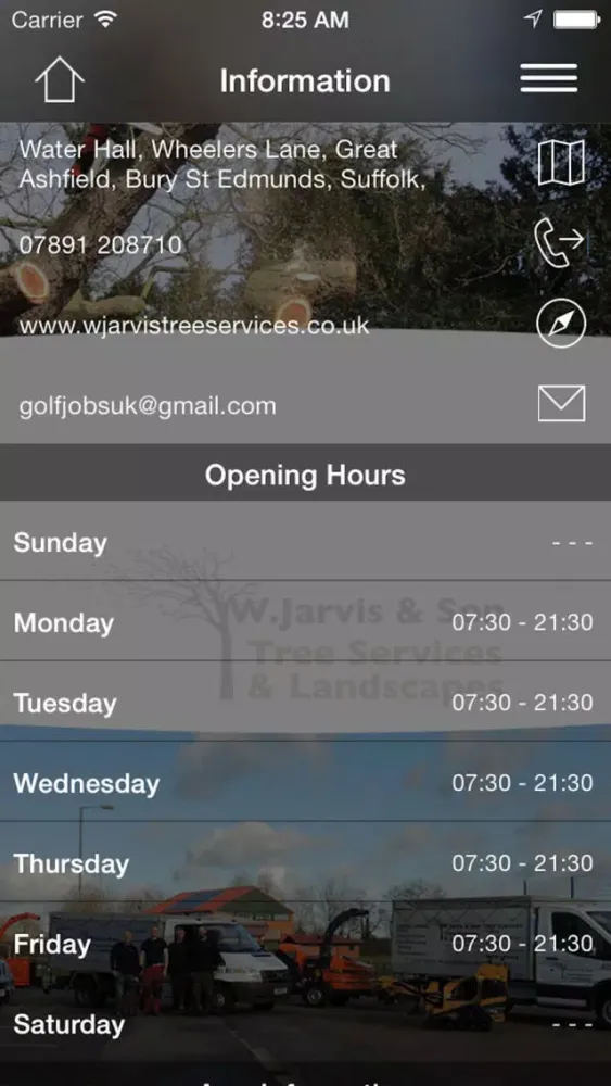 W Jarvis and Son Tree Services سکرین شاٹس