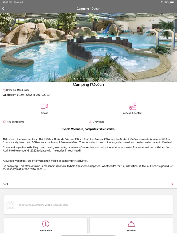 تصاویر Cybele Vacances iPad 