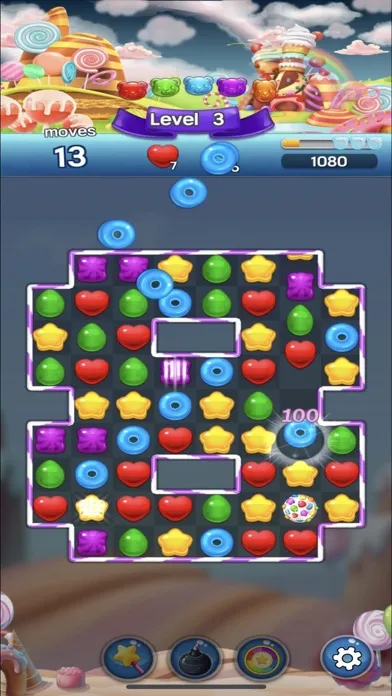 Capturas de tela do Sweet Land - Match Candy