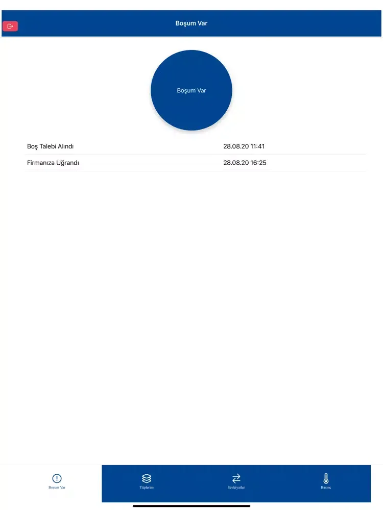 Tüp Takip Müşteri iPad  سکرین شاٹس